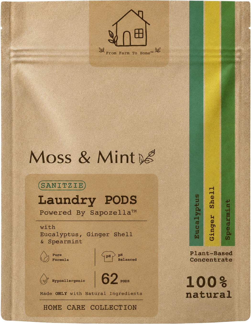 SANITIZE | Laundry PODs | 62 PCS