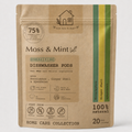 Moss & Mint Energizing Dishwasher Pods, 20 count, with eucalyptus, ginger shell and spearmint